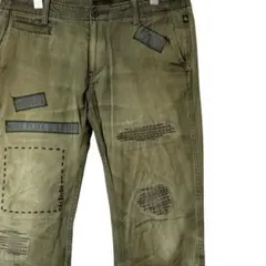 291295=HOMME パッチワーク加工ミリタリーパンツ サイズIII Y2Kのサムネイル