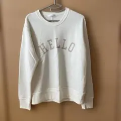 lugnoncure ホワイト 薄い長袖Tシャツ