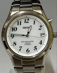 SEIKO セイコー 8J41-0AL0 SS 白 シェル文字盤 年差クオーツ - メルカリ