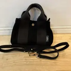 ヴィオラドーロ　トート ショルダーバッグ　2way ミニ　スウェード　黒