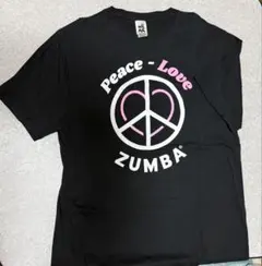 正規品☆ZUMBA Peace - Love Tシャツ ブラック