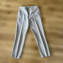 UNIQLO ベージュ プリーツスラックス 36