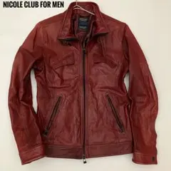 ✨希少✨NICOLE CLUB FOR MEN ヤギ革　シングルライダース