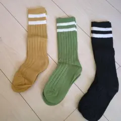 キッズ靴下3足セット ハイソックス　14-16cm