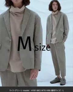 【新品】RAYON 11W CORDUROY SET-UP/セットアップ　M