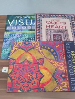 Ａ4洋書3冊　パッチワークの本Ａ