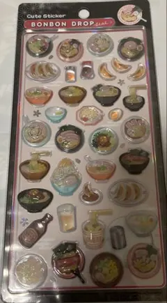 ボンドロ 和柄 新作 ラーメン ボンボンドロップシール 第二弾
