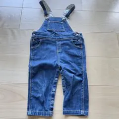 PETIT BATEAU プチバトー　オーバーオール　デニム　12ヶ月　74㎝