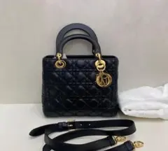 黒いレザーキルティングバッグ~~断捨離