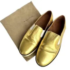 希少◇BOTTEGA VENETA イントレチャート ゴールデン スニーカー