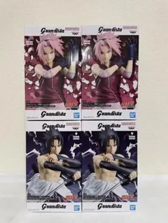 NARUTO Grandista -春野サクラ & うちはサスケ- ４点セット