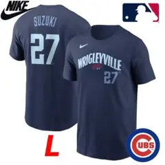 【L】ナイキ MLB シカゴ・カブス 鈴木誠也 半袖Tシャツ
