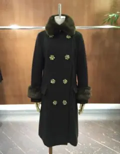 【新品】muveil フラワービジュー 2way ウール コートのサムネイル