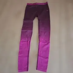 Reebok グラデーションパープル スパッツ