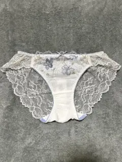 リサマリ 花柄刺繍フリルレースショーツ Mサイズ