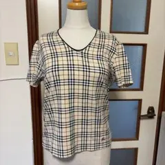 Burberry ロンドン　ノバチェック　ホースロゴ　Tシャツ　半袖