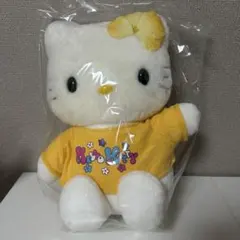 ハローキティぬいぐるみ　ハイビスカス　平成レトロ