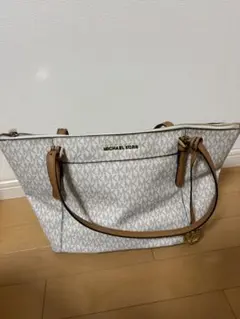MICHAEL KORS ロゴトートバッグ ホワイト