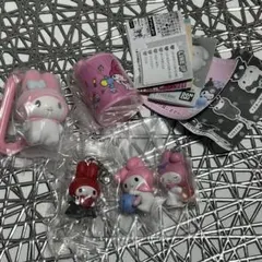 サンリオキャラクターズ【マイメロディ】5点セット カプセルトイ