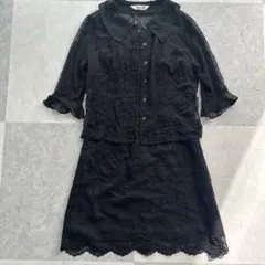 ATELIER SAB ブラック刺繍ドレスセット