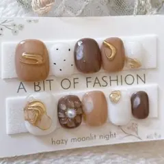 秋ネイル ネイルチップ