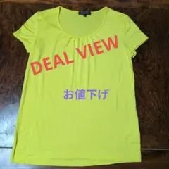 ✿美品✿DUAL VIEW イエロー Tシャツ 40