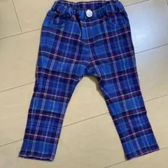 チェック柄パンツ 95cm未満