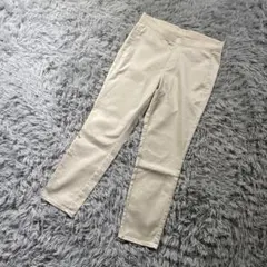 UNIQLO ウルトラストレッチレギンスパンツ S ホワイト 美脚