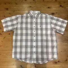 鬼*蔵様 カーハート　チェック柄 半袖シャツ　2XL