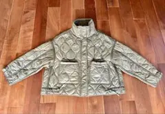 キルティングジャケット カーキ