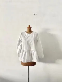 KASIBANA 日本未上陸ブランド ピンタック ブラウス ハンドメイド 白 1 