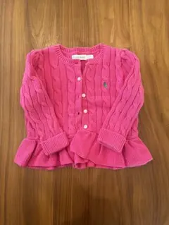 Ralph Lauren ピンク カーディガン 12M