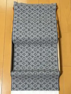 LOUIS VUITTON マフラー ウール100% モノグラムクラシック