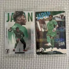 サッカー日本代表 鈴木彩艶 カード 2枚セット