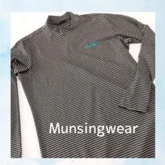 Munsingwear ストライプ 長袖カットソー　GOLF