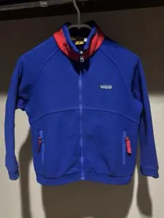 美品 00s patagonia キッズ マイクロシンチラ フリース ブルー S