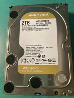 WD Gold WD2005FBYZ 3.5HDD 2TB
