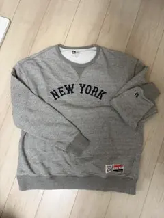 「希少」NEW ERA NEW YORK スウェット グレー Lのサムネイル