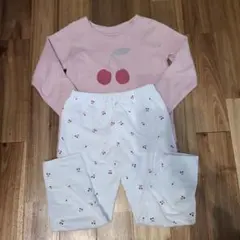 チェリー柄パジャマセット（100cm~）