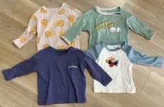 西松屋　長袖Tシャツ　70〜80 4枚セット