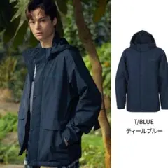 新品　モンベル　ウィンドブレーカー　ユニセックス　ネイビー　大きいサイズ