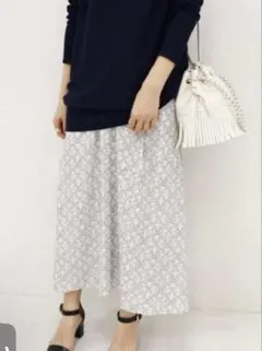 IENA イエナ　モチーフプリントスカート　36のサムネイル