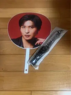 Snow Man ON うちわ 目黒蓮　団扇　ペンライトセット