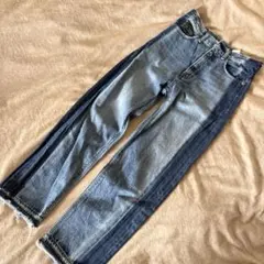 MOUSSY バイカラー デニムパンツのサムネイル
