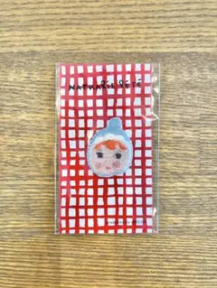 【新品未開封】ナタリーレテ　ワッペン　チャーミー　水色　刺繍　アイロン接着