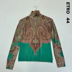【ETRO】カシミヤ シルク 花柄 ペイズリー タートルネック ニット(44) 2025年最新】Etro ニット・セーターの人気アイテム - メルカリ