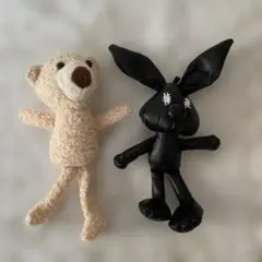 クマとウサギのぬいぐるみセット