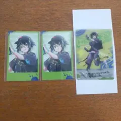 にじさんじ　ヒーローズ1周年　ランダムチェキ風カード　クリアカード　伊波ライ