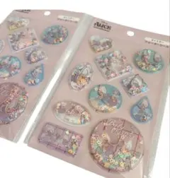 オイスター ウォーターシール セリア 不思議の国のアリス シール2枚SET