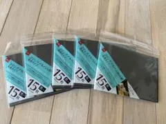 ダイソー　アルバム台紙　2リングアルバム用台紙粘着タイプ 黒 15枚入りのサムネイル